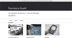 Desktop Screenshot of francescabueti.com